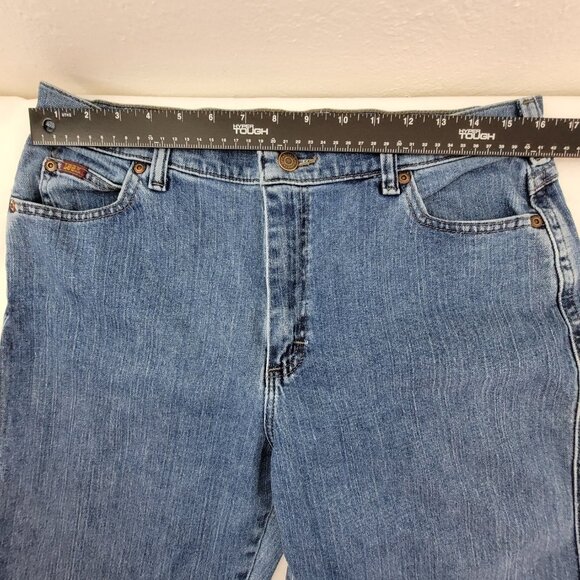 Lee Jeans Women's 12 Blue Denim 29.5" Modified Hem - Picture 8 of 11